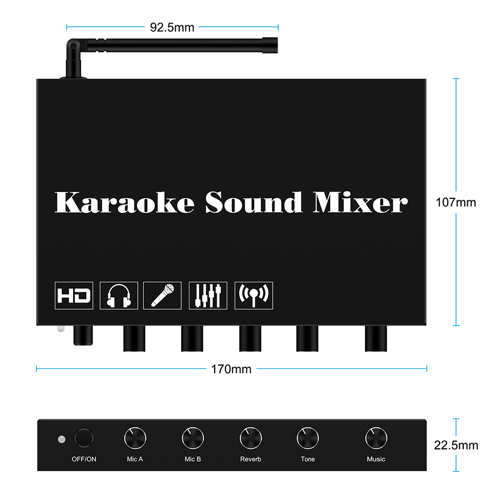 HDMI Karaoke Player Mixer Home - Home Cinema Tv 评论和价格